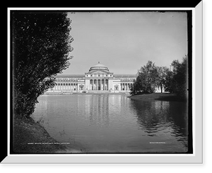 Historic Framed Print, Scene in Jackson Park, Chicago, Ill.,  17-7/8" x 21-7/8"