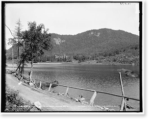 Vintage Landscape - Lake Glorietta and the Balsams, Dixville Notch