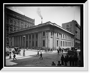 Historic Framed Print, Illinois Trust and Savings Bank, Chicago,  17-7/8" x 21-7/8"