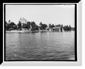 Historic Framed Print, Kee-waydin [i.e. Keewaydin], Thousand Islands,  17-7/8" x 21-7/8"