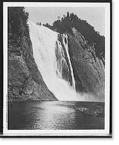 Vintage Landscape - Montmorency Falls, Quebec, Quebec