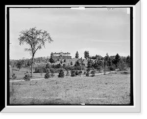 Historic Framed Print, Forest Hills Hotel from Franconia Village, White Mountains,  17-7/8" x 21-7/8"