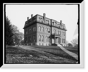 Historic Framed Print, Culver Hall, Dartmouth College,  17-7/8" x 21-7/8"