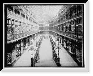 Historic Framed Print, The Arcade, Cleveland,  17-7/8" x 21-7/8"