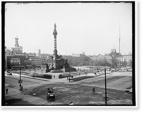 Vintage Building Photo - Cleveland - Soldiers' and Sailors' Monument