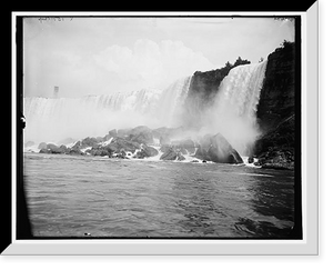 Historic Framed Print, [American Falls, Cave of the Winds, Niagara Falls, New York],  17-7/8" x 21-7/8"