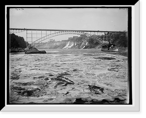 Historic Framed Print, The [Upper] Steel Arch Bridge, Niagara,  17-7/8" x 21-7/8"