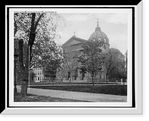 Historic Framed Print, Cathedral of Sts. Peter and Paul, Philadelphia, Pa.,  17-7/8" x 21-7/8"