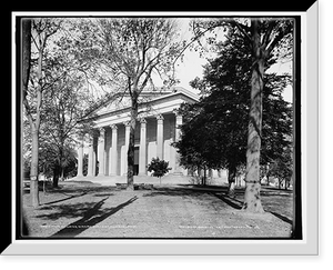 Historic Framed Print, Main building, Girard College, Philadelphia - 3,  17-7/8" x 21-7/8"