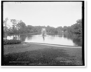 Vintage Landscape - Cleveland - Entrance to Wade Park, Ohio