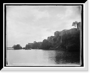 The City wall, Domingo City, San Domingo, W.I, Vintage Poster