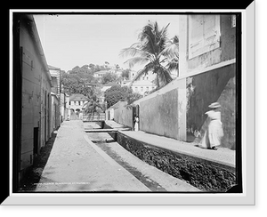 Historic Framed Print, Hillside residences, St. Thomas, W.I. - 2,  17-7/8" x 21-7/8"