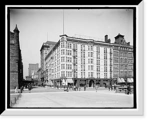 Victoria Hotel, Chicago, Vintage Poster