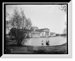 Historic Framed Print, Field Columbian Museum, Jackson Park, Chicago,  17-7/8" x 21-7/8"