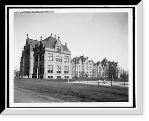 Vintage Building Photo - Chicago - Walker & Green Halls, University