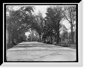 Historic Framed Print, Forsyth Park, Savannah, Ga.,  17-7/8" x 21-7/8"