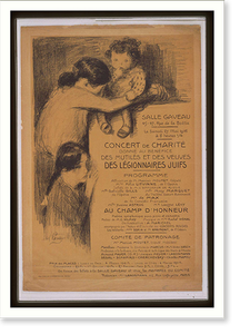Concert de chariteacute donneacute au deacutebneacutefice des mutileacutes et des veuves des leacutegionnaires juifs, Vintage Wall Art