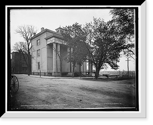 Historic Framed Print, Confederate Museum (Jefferson Davis's house), Richmond, Va.,  17-7/8" x 21-7/8"