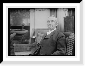 Historic Framed Print, Stanley Robison seated,  17-7/8" x 21-7/8"