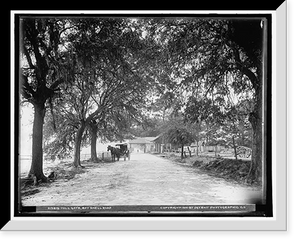 Historic Framed Print, Toll gate, Bay Shell Road, Mobile, Ala.,  17-7/8" x 21-7/8"