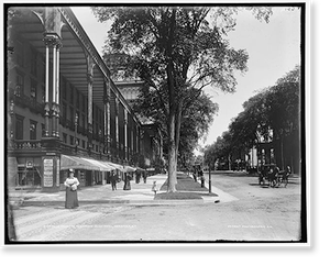 Historic Architecture - Saratoga - In front of the Grand Union Hotel