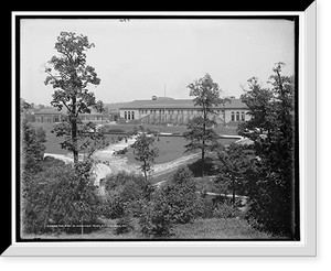 Antique Scenic Print - Pittsburgh, Pennsylvania - The Zoo in Highland
