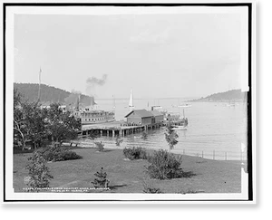 Antique Architecture - Mt. Mount Desert Island, Maine - The Harbor