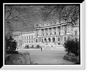 Historic Framed Print, Entrance pavilion, Library of Congress, Washington - 3,  17-7/8" x 21-7/8"