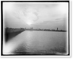 Historic Photo Print - Florida - Sunset at St. Augustine
