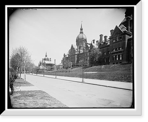 Antique Photo Print - Baltimore - Johns Hopkins Hospital