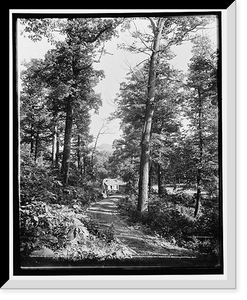 Historic Framed Print, A mountain home,  17-7/8" x 21-7/8"