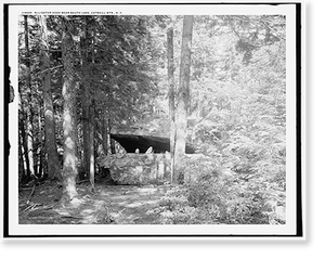 Vintage Landscape - Catskills - Alligator Head near South Lake
