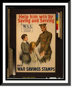 Help him win by saving and serving. Buy War Savings Stamps Classic, Antique Poster