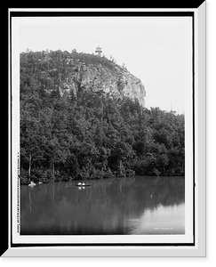 Sky top and Washington's Profile, Lake Mohonk, N.Y, Antique Print