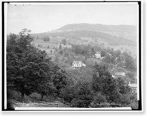 Antique Architecture - Catskills - New Grand Hotel and Monka Hill