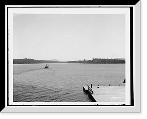 Historic Framed Print, Blue Mountain from the Antlers, Adirondack Mts., N.Y.,  17-7/8" x 21-7/8"