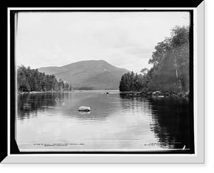 Historic Framed Print, Blue Mountain from Eagle Lake, Adirondack Mountains,  17-7/8" x 21-7/8"