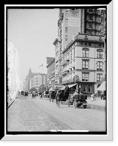 Historic Framed Print, Fifth Avenue, New York,  17-7/8" x 21-7/8"