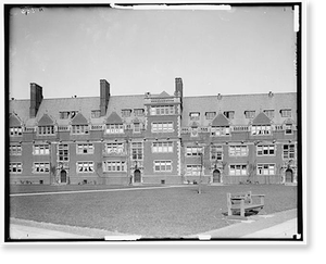 Vintage Americana Print - Philadelphia, Pennsylvania - Dormitories, U