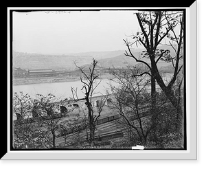 Historic Framed Print, Edgar Thomson [i.e. Thompson] Works, Braddock, Pa. - 10,  17-7/8" x 21-7/8"