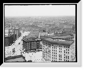 Historic Framed Print, [General view, Detroit, Mich.] - 11,  17-7/8" x 21-7/8"