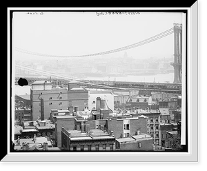 Historic Framed Print, New York skyline - 5,  17-7/8" x 21-7/8"