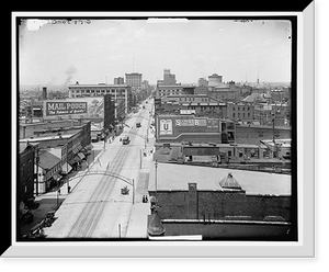 Historic Framed Print, Columbus, Ohio, from the court house - 2,  17-7/8" x 21-7/8"