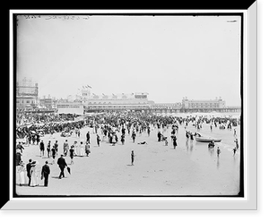 Historic Landscape - Atlantic City - The Beach and broadwalk, N.J