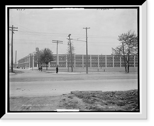 Historic Framed Print, Hudson Motor Car Co., Detroit, Mich.,  17-7/8" x 21-7/8"