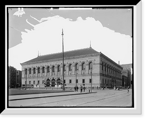 Historic Framed Print, Copley Square, Boston, Mass. - 3,  17-7/8" x 21-7/8"