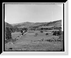 Historic Framed Print, Mill Valley, Green Mountains,  17-7/8" x 21-7/8"