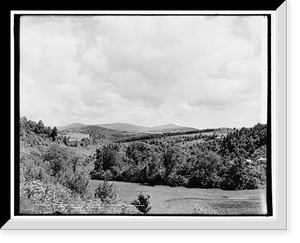 Mt. Shrewsbury and Mt. Killington from East Wallingford, Green Mountains, Historic Print