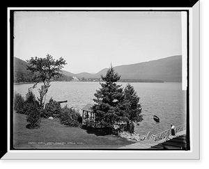 Historic Framed Print, North from Mountain Spring Hotel, Green Mountains,  17-7/8" x 21-7/8"