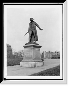 Statue of Col. Prescott, Charlestown, Mass, Antique Poster